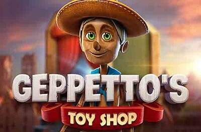 geppettos toy shop slot logo