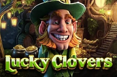 lucky clovers slot logo