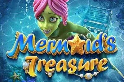 mermaids treasure slot logo