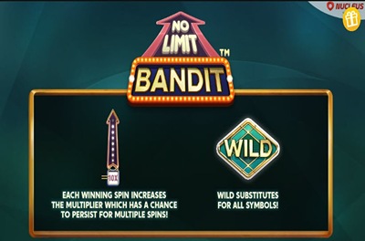 no limit bandit slot logo