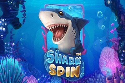 shark spin slot logo