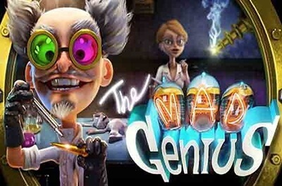 the mad genius slot logo