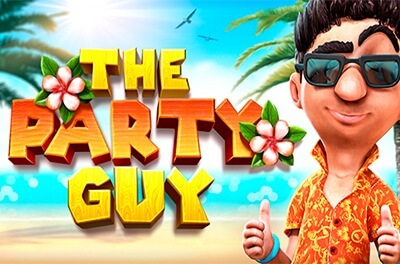 the party guy slot logo