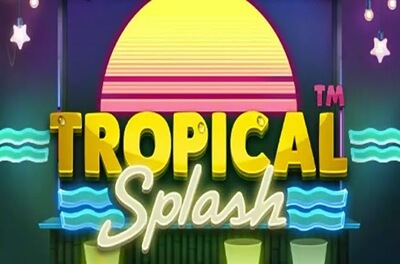 tropical splash slot logo