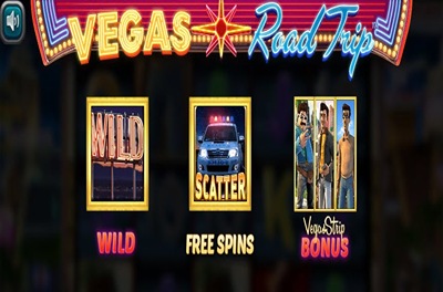 vegas road trip slot logo