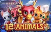 12 animals slot logo
