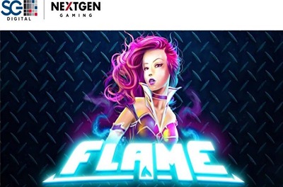 flame slot logo