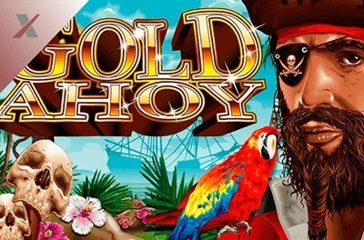 gold ahoy slot logo