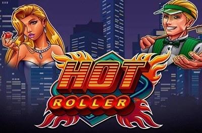 hot roller slot logo