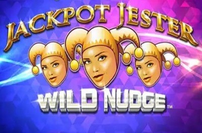 jackpot jester wild nudge slot logo