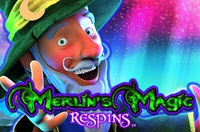 merlins magic respins christmas slot logo