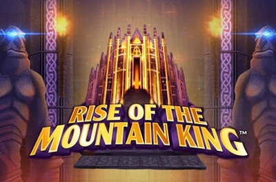 reign of the mountain king slot logo