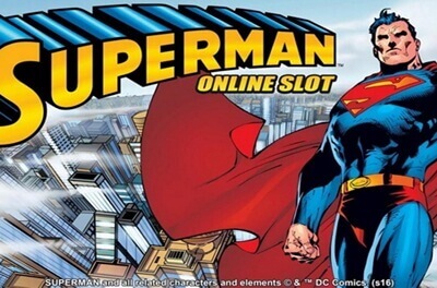 superman slot logo