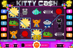 Играть бесплатно в игровой автомат Kitty Cash