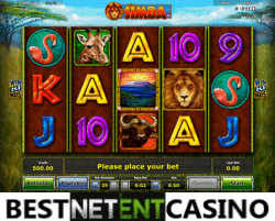 African Simba slot by Novomatic