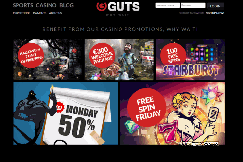Сайт Guts casino