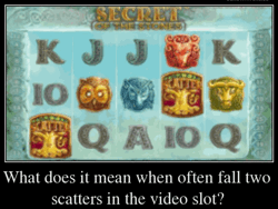 ¿Qué significa la caída de dos símbolos scatters (de dispersión) en una máquina tragamonedas?