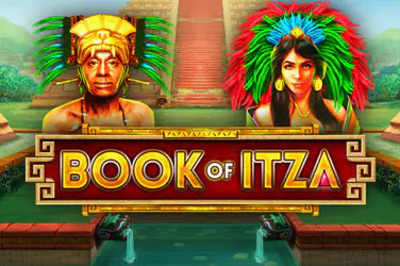 book of itza slot logo