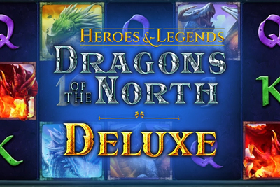 dragons of the north deluxe slot logo