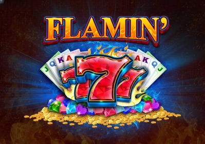 flamin 7s slot logo