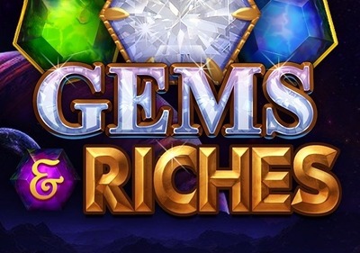 gems riches slot logo