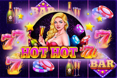 hot hot 777 slot logo