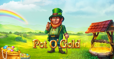 pot o gold slot logo