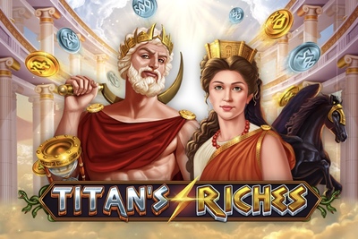 titans riches slot logo