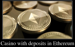 Casino with deposits in Ethereum