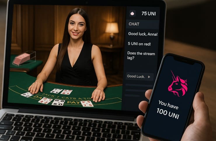 uniswap casino live dealers en