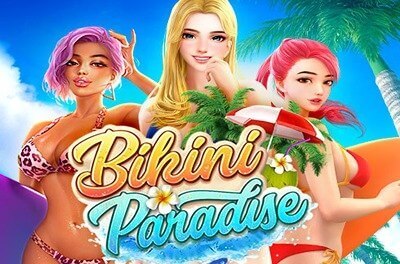 bikini paradise slot logo