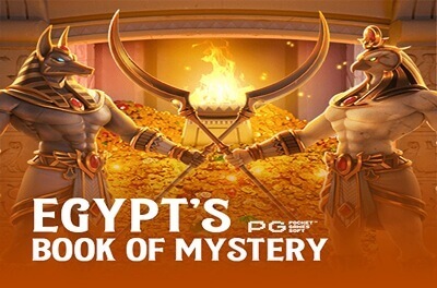 egypts book of mystery slot logo