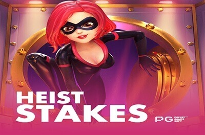 heist stakes slot logo