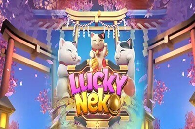 lucky neko slot logo