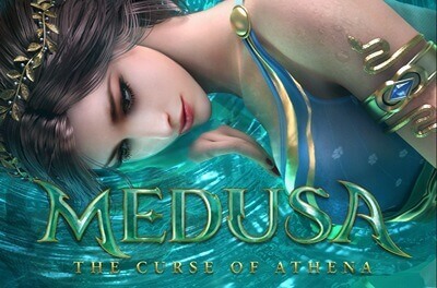 medusa the curse of athena slot logo