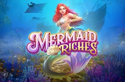 mermaid riches slot logo