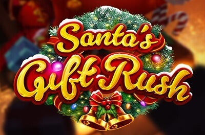 santas gift rush slot logo