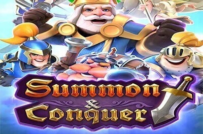 summon conquer slot logo