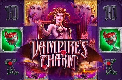 vampires charm slot logo