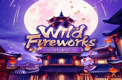 wild fireworks slot logo