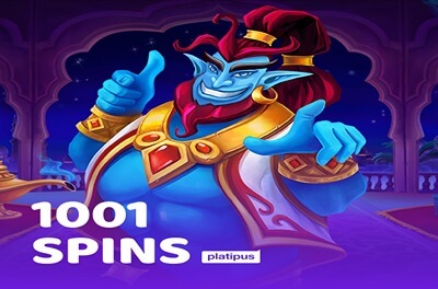 1 001 spins slot logo