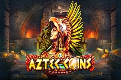 aztec coins slot logo