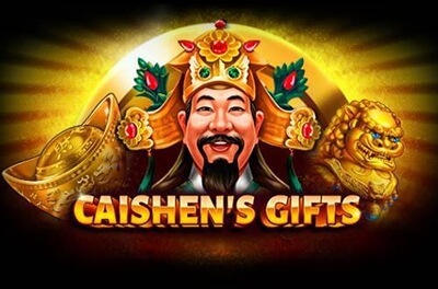 caishens gifts slot logo