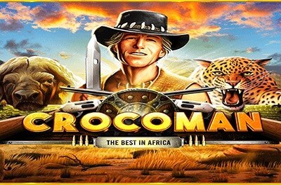 crocoman slot logo