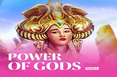 power of gods slot logo