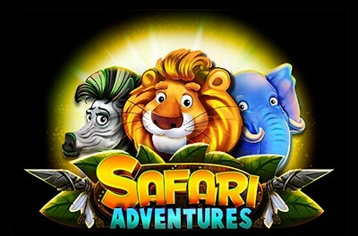 safari adventures slot logo