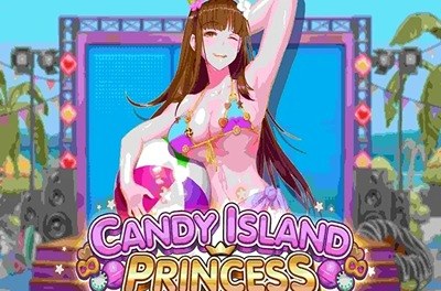 candy island princess slot logo