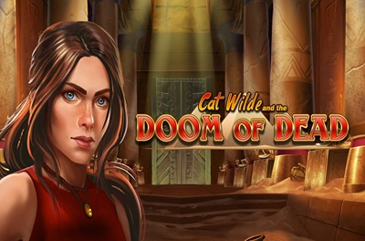 cat wilde and the doom of dead slot logo