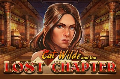 cat wilde and the lost chapter slot logo