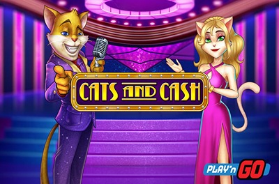 cats and cash slot logo